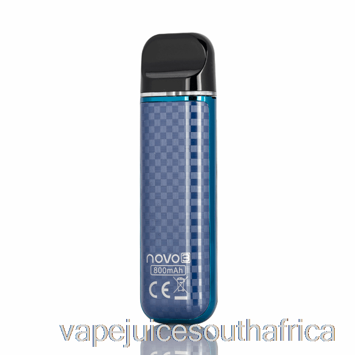 Vape Pods Smok Novo 3 25W Pod System Blue Carbon Fiber
